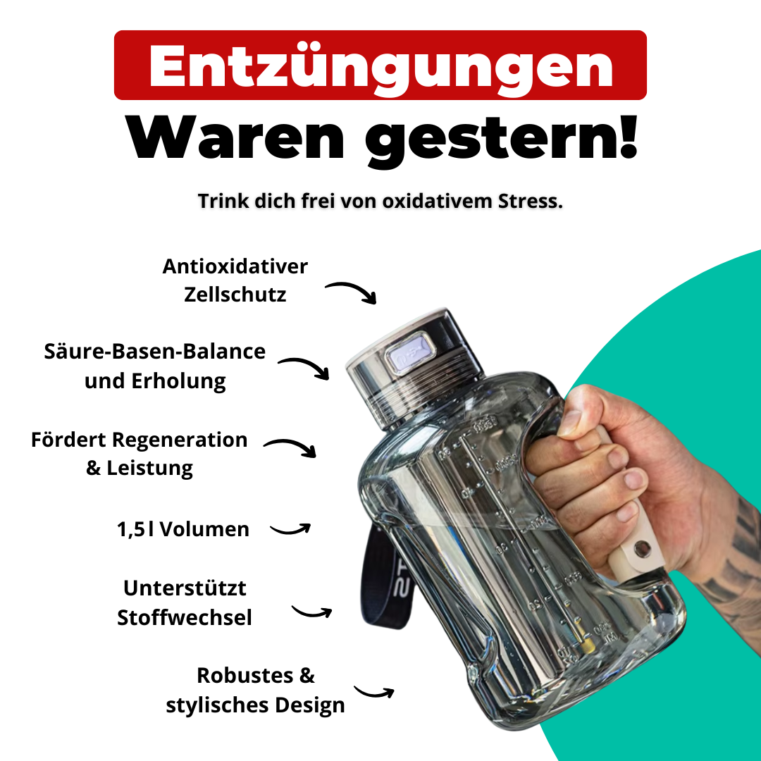 HydroX Pro - Wasserstoff Boost Flasche